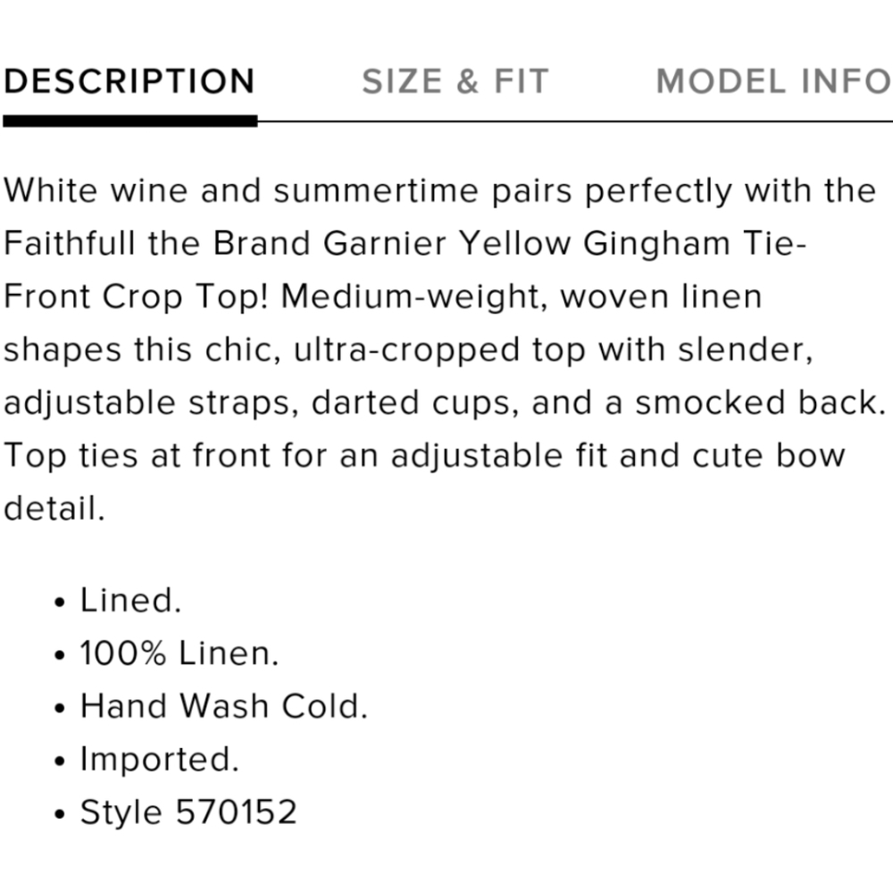FAITHFUL THE BRAND Garnier Top - Picture 10 of 11